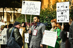 Protesty w Gruzji po wyborach do parlamentu