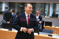 Minister Sikorski na posiedzeniu Rady do Spraw Zagranicznych w siedzibie UE