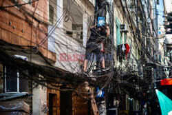 Fawela Rocinha w Rio de Janeiro