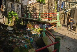 Fawela Rocinha w Rio de Janeiro