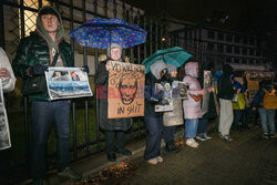 1000 Dzień Piekła - protest przed ambasadą Rosji