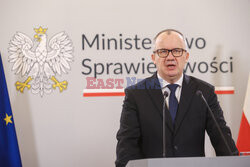 Konferencja ministra Adama Bodnara pt. Sprawne sądy - 10 filarów