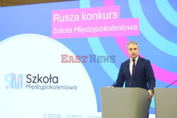 Konferencja prasowa nt. "Szkoła Międzypokoleniowa"