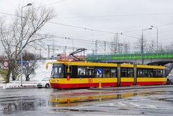 Pierwszy śnieg w Warszawie