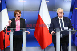 Konferencja po spotkaniu ministrów rolnictwa Polski i Francji