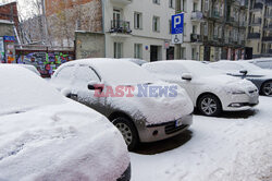 Pierwszy śnieg w Warszawie