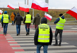 Protest rolników w Medyce