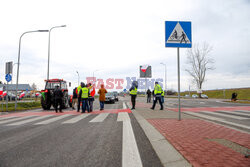 Protest rolników w Medyce