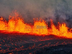 Nowa erupcja wulkanu na półwyspie Reykjanes w Islandii