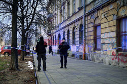 Postrzał policjanta na ulicy Inżynierskiej w Warszawie