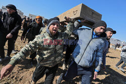 Syryjscy rebelianci podczas ofensywy w Aleppo