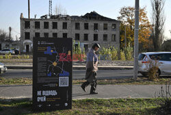 Turysyka wojenna w Ukrainie - AFP