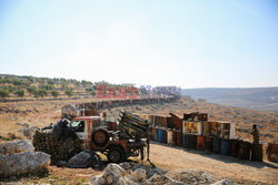 Syryjscy rebelianci podczas ofensywy w Aleppo