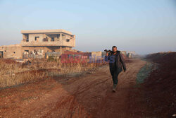 Syryjscy rebelianci podczas ofensywy w Aleppo