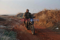 Syryjscy rebelianci podczas ofensywy w Aleppo