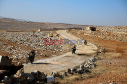 Syryjscy rebelianci podczas ofensywy w Aleppo