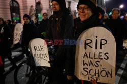 Protest przeciw obcieciu budżetu na kulturę w Berlinie