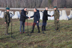 Donald Tusk odwiedził pierwszy odcinek Tarczy Wschód