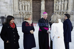 Prezydent Macron odwiedził Notre Dame przed otwarciem