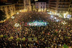 Protesty w Walencji przeciwko zarządzaniu walką ze skutkami powodzi