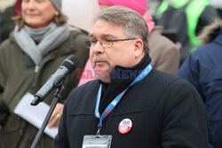 Protest ph. TAK dla edukacji! NIE dla deprawacji!