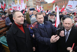 Protest ph. TAK dla edukacji! NIE dla deprawacji!