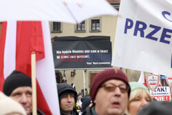 Protest ph. TAK dla edukacji! NIE dla deprawacji!