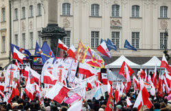 Protest ph. TAK dla edukacji! NIE dla deprawacji!