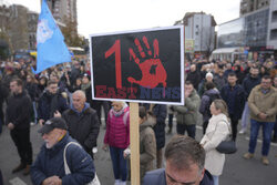 Protest po katastrofie w serbskim Nowym Sadzie