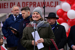 Protest ph. TAK dla edukacji! NIE dla deprawacji!