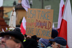 Protest ph. TAK dla edukacji! NIE dla deprawacji!