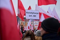 Protest ph. TAK dla edukacji! NIE dla deprawacji!