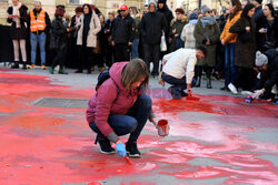 Protest po katastrofie w serbskim Nowym Sadzie