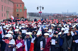 Protest ph. TAK dla edukacji! NIE dla deprawacji!