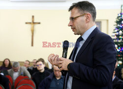 Spotkanie dziennikarzy z metropolitą warszawskim abp. Adrianem Galbasem