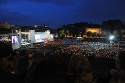 Beatyfikacja JPII - wieczorne czuwanie na Circo Massimo