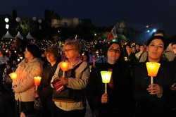 Beatyfikacja JPII - wieczorne czuwanie na Circo Massimo