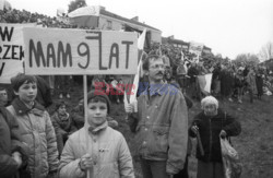 Strajki i demonstracje Solidarności