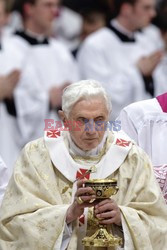 Pope Benedict XVI celebrates Christmas Mass