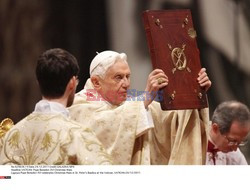 Pope Benedict XVI celebrates Christmas Mass