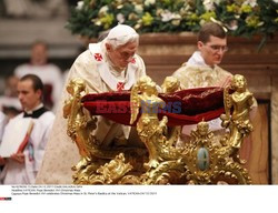 Pope Benedict XVI celebrates Christmas Mass