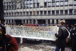 Strajki i demonstracje Solidarności