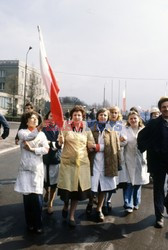 Strajki i demonstracje Solidarności