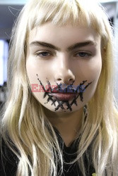 Vvienne Westwood backstage