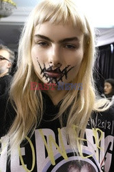 Vvienne Westwood backstage