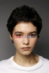 Issey Miyake backstage beauty