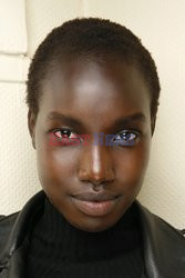 Issey Miyake backstage beauty