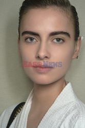 Thom Browne backstage beauty