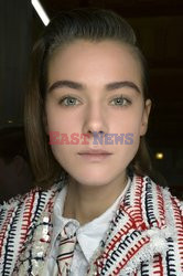 Thom Browne backstage beauty