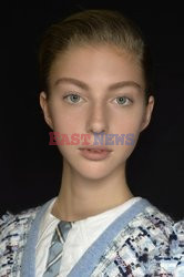 Thom Browne backstage beauty